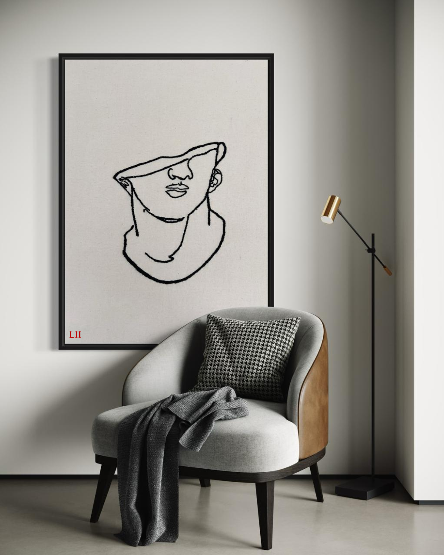 Tête Grecque Blanc