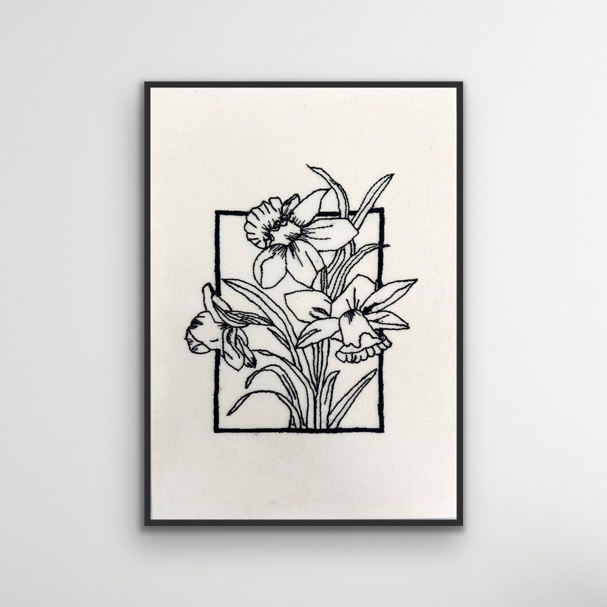 Encadrement de Fleurs I
