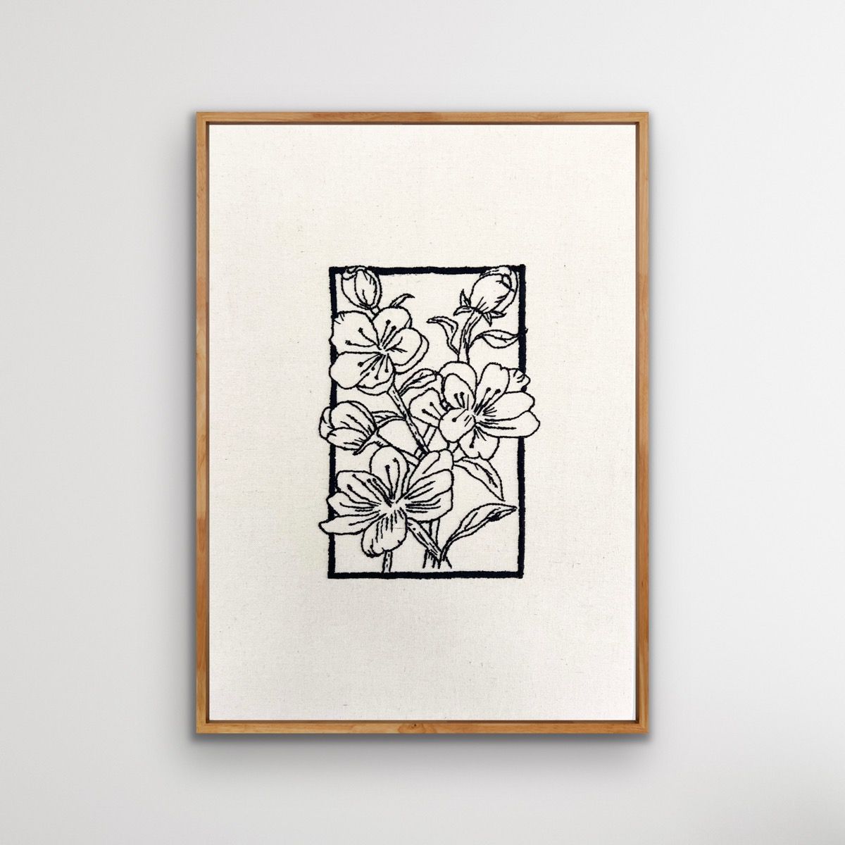 Encadrement de Fleurs II